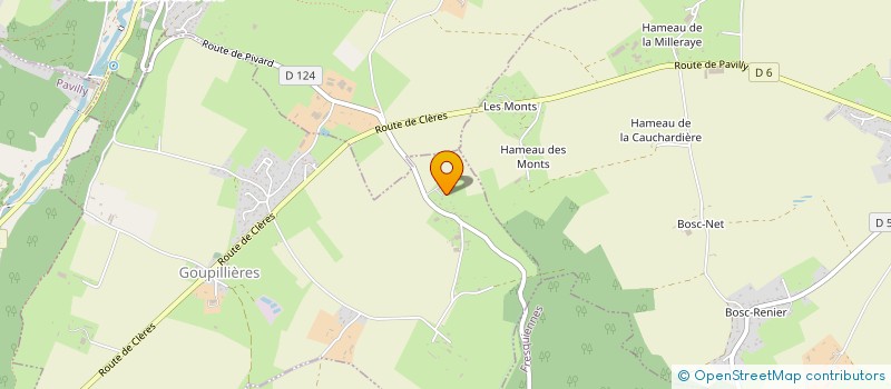 localisation de l'entreprise MONSIEUR HERVE QUESNEL à GOUPILLIERES
