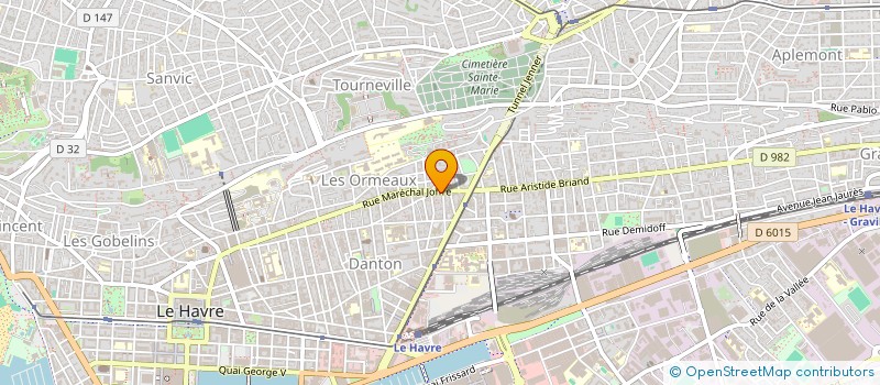 localisation de l'entreprise MONSIEUR HERVE QUESNEL  LE HAVRE