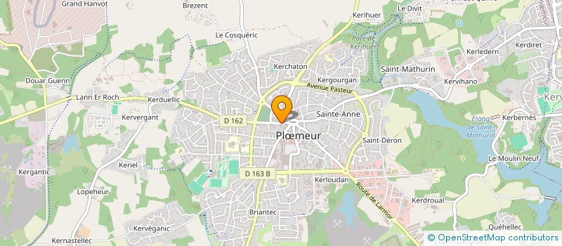 localisation de l'entreprise MONSIEUR HERVE QUILLIEN à PLOEMEUR