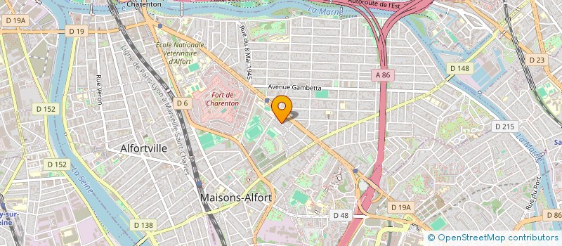 localisation de l'entreprise MONSIEUR HERVE RABENARISOA à MAISONS-ALFORT