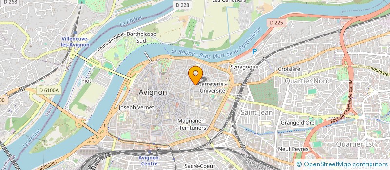 localisation de l'entreprise MONSIEUR HERVE RAFALLI à AVIGNON