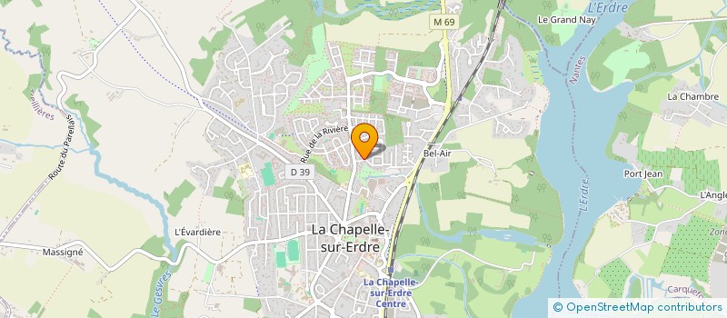 localisation de l'entreprise MONSIEUR HERVE RAGOT à LA CHAPELLE-SUR-ERDRE