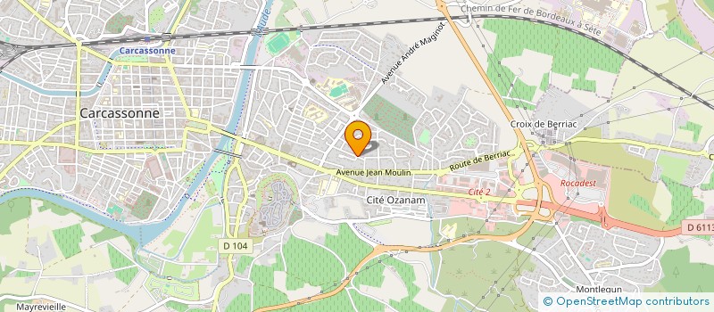 localisation de l'entreprise MONSIEUR HERVE RATIER à CARCASSONNE