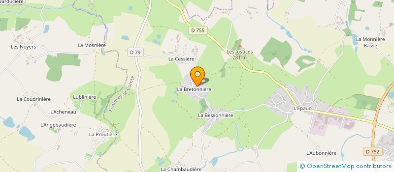 localisation de l'entreprise MONSIEUR HERVE RAVELEAU  SEVREMONT