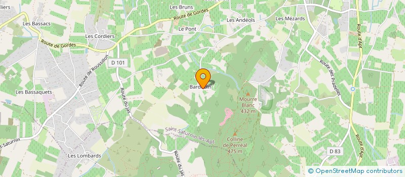 localisation de l'entreprise MONSIEUR HERVE RAYMOND à SAINT-SATURNIN-LES-APT