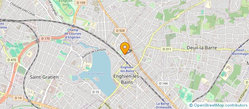 localisation de l'entreprise MONSIEUR HERVE-REGIS GNAMBI  ENGHIEN-LES-BAINS