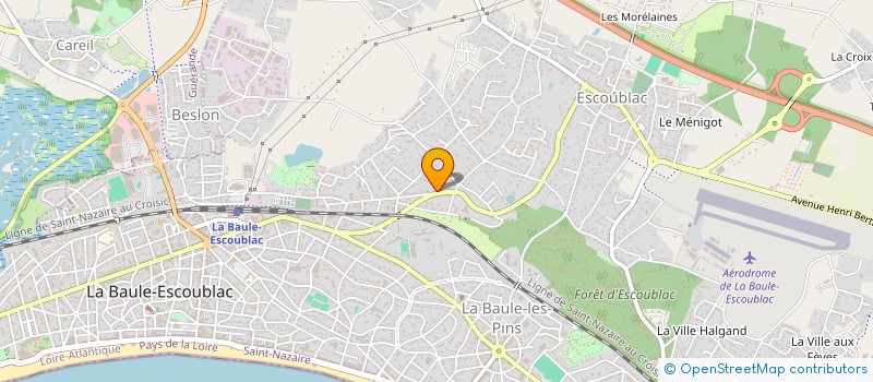 localisation de l'entreprise MONSIEUR HERVE REINE PRUDENT à LA BAULE-ESCOUBLAC