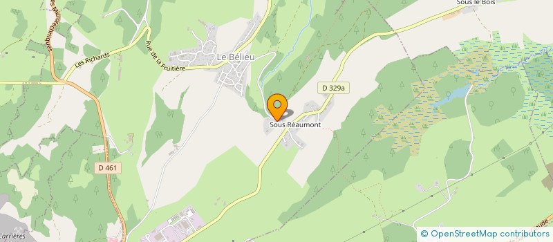 localisation de l'entreprise MONSIEUR HERVE REMONNAY  LE BELIEU