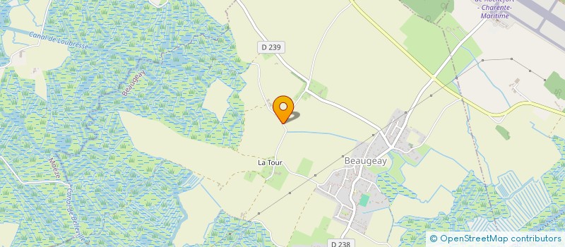 localisation de l'entreprise MONSIEUR HERVE RENAUD  BEAUGEAY