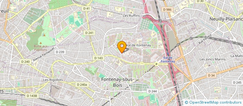 localisation de l'entreprise MONSIEUR HERVE RENOU  FONTENAY-SOUS-BOIS