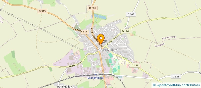 localisation de l'entreprise MONSIEUR HERVE RETOURNE à GRANDVILLIERS