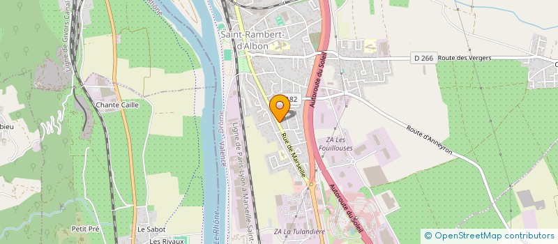 localisation de l'entreprise MONSIEUR HERVE REVOL  SAINT-RAMBERT-D'ALBON