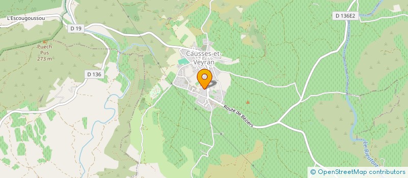 localisation de l'entreprise MONSIEUR HERVE RIBEIRO  CAUSSES-ET-VEYRAN