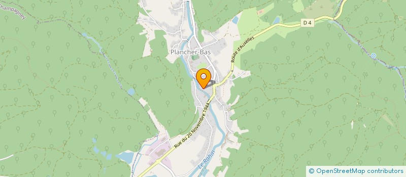 localisation de l'entreprise MONSIEUR HERVE RICHE  PLANCHER-BAS