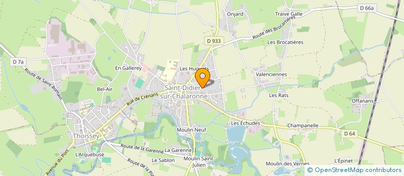 localisation de l'entreprise MONSIEUR HERVE RICHETON à SAINT-DIDIER-SUR-CHALARONNE