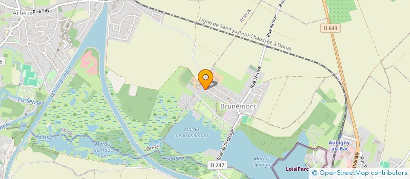 localisation de l'entreprise MONSIEUR HERVE RICHEZ  BRUNEMONT