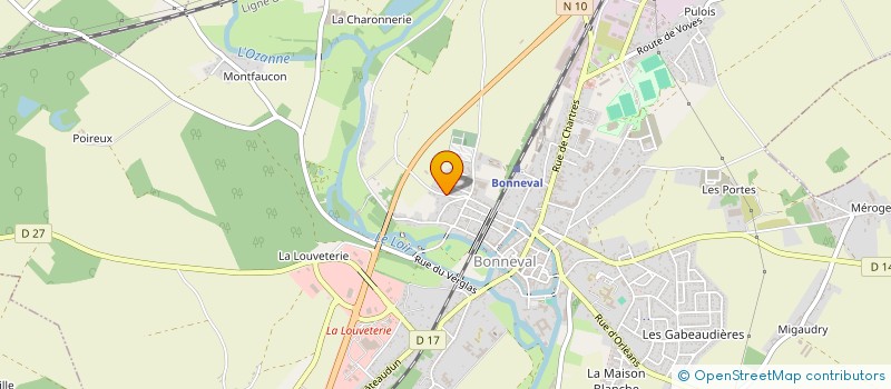 localisation de l'entreprise MONSIEUR HERVE RICOIS à BONNEVAL