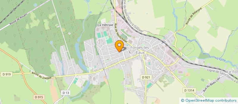 localisation de l'entreprise MONSIEUR HERVE RION  FORGES-LES-EAUX