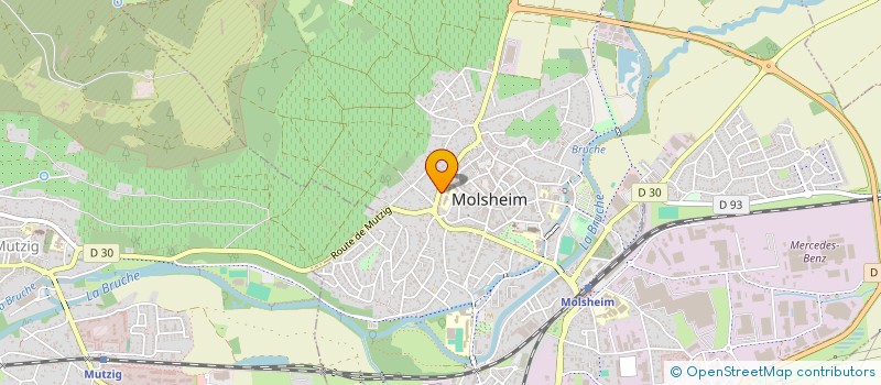 localisation de l'entreprise MONSIEUR HERVE RITTY  MOLSHEIM