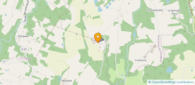 localisation de l'entreprise MONSIEUR HERVE ROBERT  SAINT-PAUL-LA-ROCHE