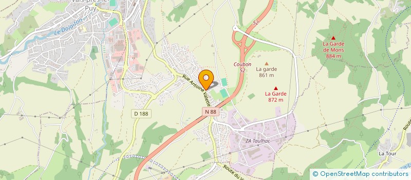 localisation de l'entreprise MONSIEUR HERVE ROBIN à LE PUY-EN-VELAY