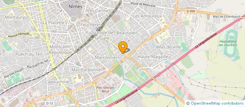 localisation de l'entreprise MONSIEUR HERVE ROBLEDO à NIMES
