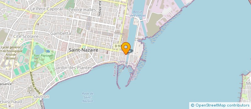 localisation de l'entreprise MONSIEUR HERVE ROCHARD  SAINT-NAZAIRE
