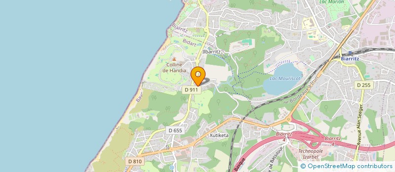 localisation de l'entreprise MONSIEUR HERVE ROCHE  BIDART