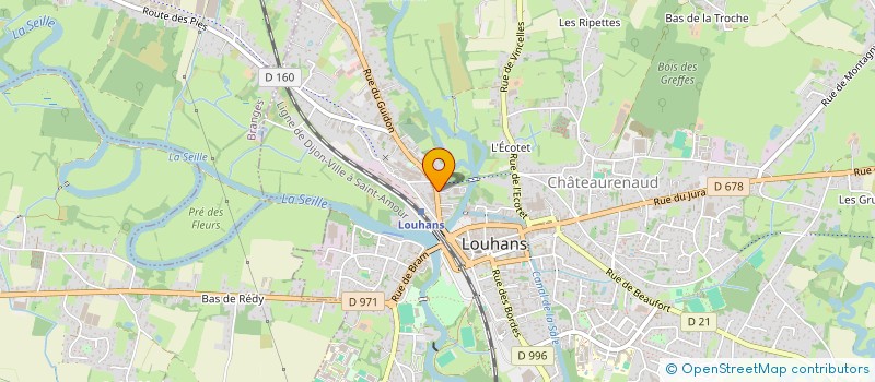 localisation de l'entreprise MONSIEUR HERVE RODOT à LOUHANS