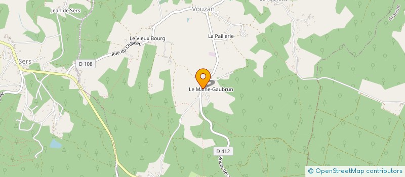 localisation de l'entreprise MONSIEUR HERVE RODRIGUEZ à VOUZAN