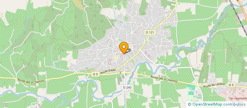 localisation de l'entreprise MONSIEUR HERVE ROMAN  LAUDUN-L'ARDOISE