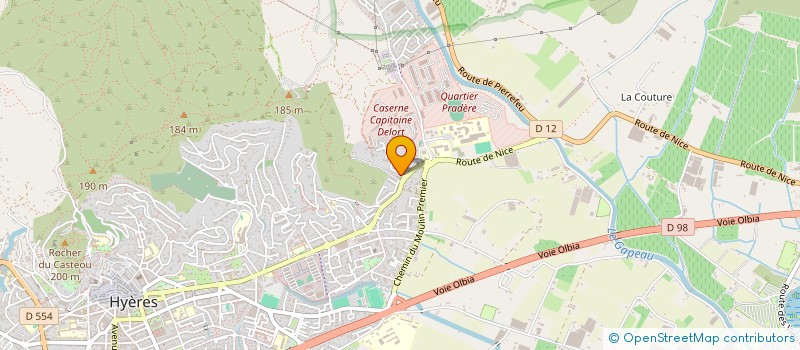 localisation de l'entreprise MONSIEUR HERVE ROMERO LLORENTE  HYERES