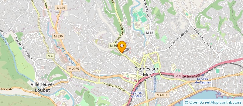 localisation de l'entreprise MONSIEUR HERVE RONDA à CAGNES-SUR-MER