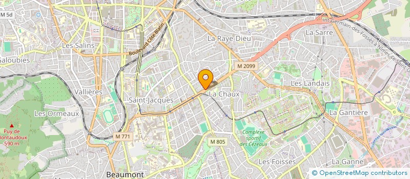 localisation de l'entreprise MONSIEUR HERVE RONDIER  CLERMONT-FERRAND