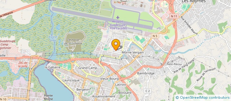 localisation de l'entreprise MONSIEUR HERVE RONNET à LES ABYMES