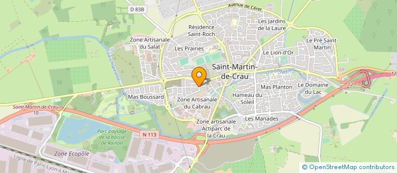 localisation de l'entreprise MONSIEUR HERVE ROSSIGNOL à SAINT-MARTIN-DE-CRAU