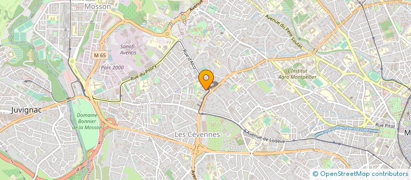 localisation de l'entreprise MONSIEUR HERVE ROTHLIN à MONTPELLIER