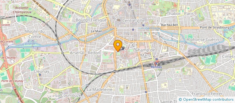 localisation de l'entreprise MONSIEUR HERVE ROUAULT  RENNES