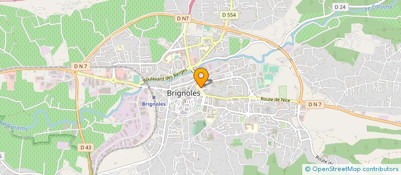 localisation de l'entreprise MONSIEUR HERVE ROUBAUD à BRIGNOLES