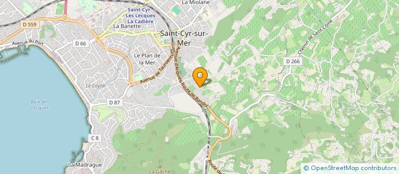 localisation de l'entreprise MONSIEUR HERVE ROUBY à SAINT-CYR-SUR-MER