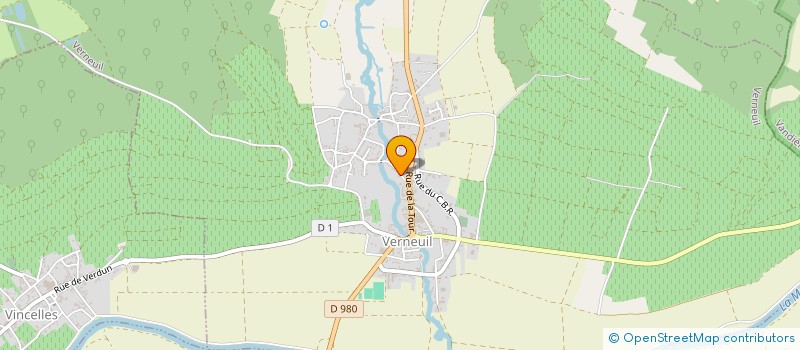 localisation de l'entreprise MONSIEUR HERVE ROUILLERE  BASLIEUX-SOUS-CHATILLON