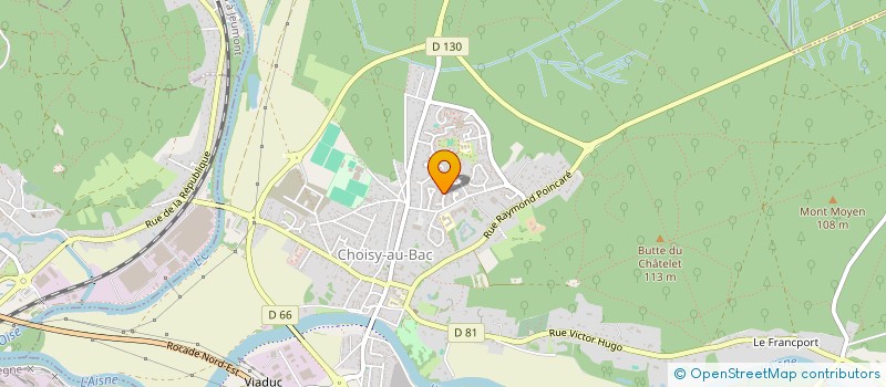 localisation de l'entreprise MONSIEUR HERVE ROUSSEL à CHOISY-AU-BAC