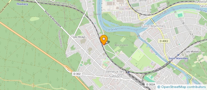 localisation de l'entreprise MONSIEUR HERVE ROUSSET-AVELLA  MORET-LOING-ET-ORVANNE