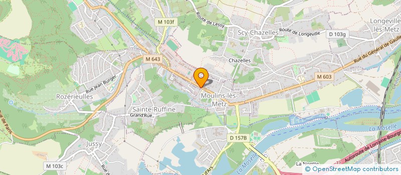 localisation de l'entreprise MONSIEUR HERVE ROUSSIAUX  CHATEL-SAINT-GERMAIN