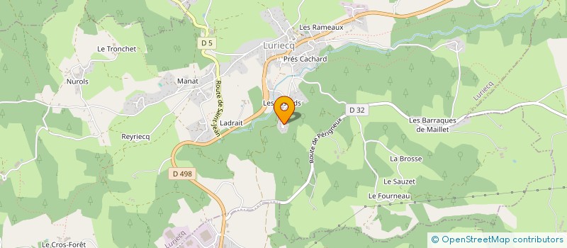 localisation de l'entreprise MONSIEUR HERVE ROUSSON  LURIECQ