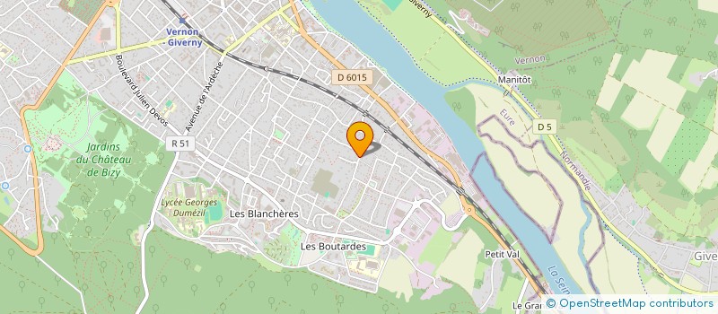 localisation de l'entreprise MONSIEUR HERVE RUAULT  VERNON