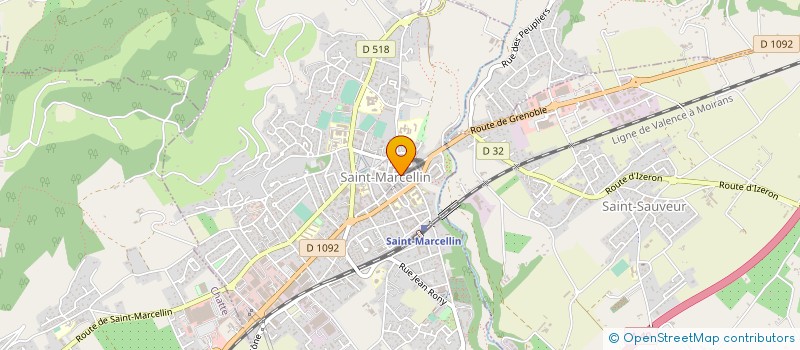 localisation de l'entreprise MONSIEUR HERVE RUBAT à SAINT-MARCELLIN