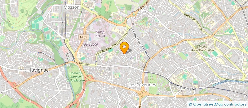 localisation de l'entreprise MONSIEUR HERVE SAINDENIS à MONTPELLIER