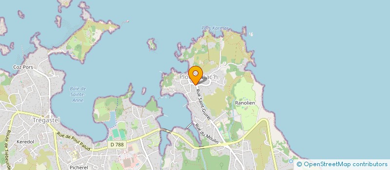 localisation de l'entreprise MONSIEUR HERVE SALIOU  PERROS-GUIREC