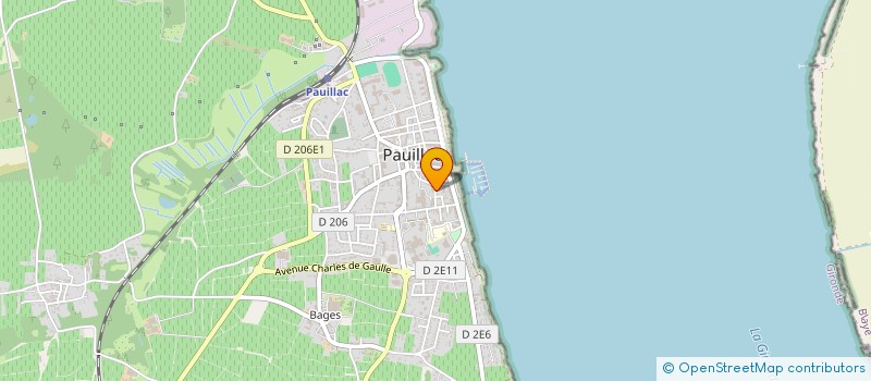 localisation de l'entreprise MONSIEUR HERVE SAMPOUX  PAUILLAC